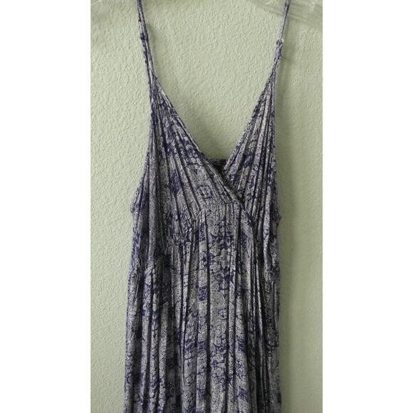 Rue21 Floral Maxi Dress Sundress Purple Summer Floral Y2K Size M Whimsy Goth - Picture 3 of 10